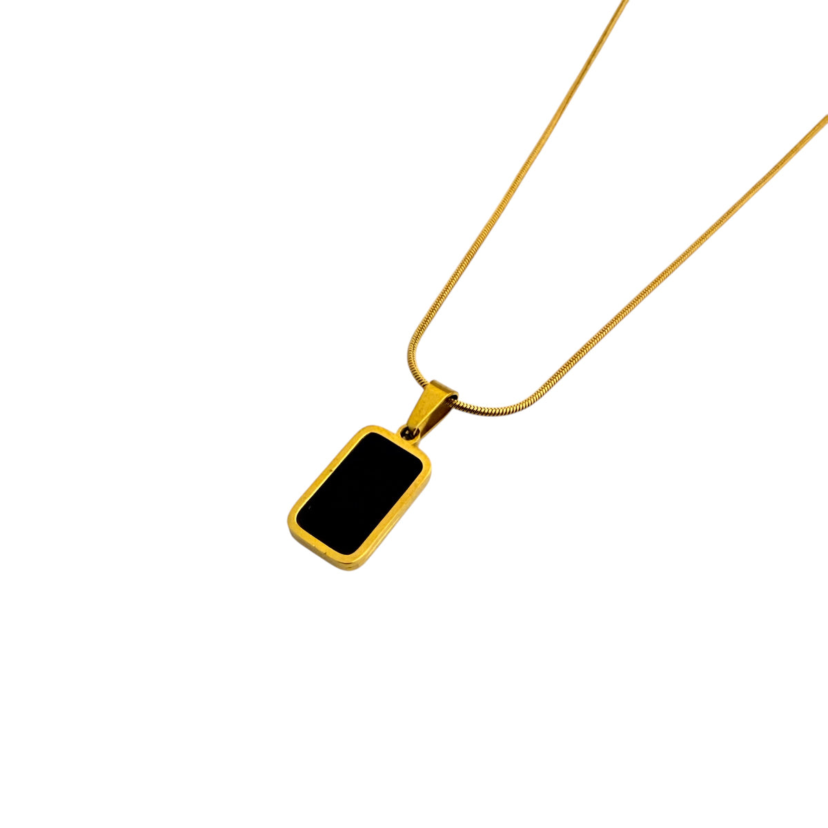 Black Pendant Necklace - MANKAA Default Title Necklace set