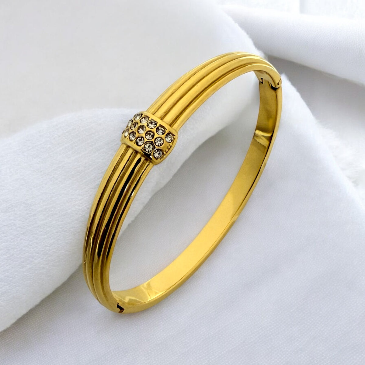 Groove Stone Cuff Bracelet - MANKAA Default Title Bracelet