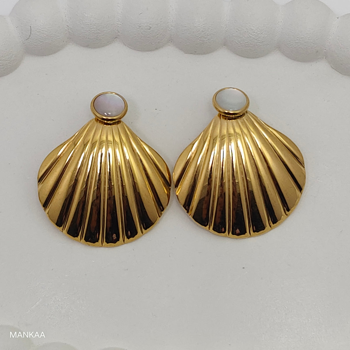 Shelly Stud Earring - MANKAA Default Title Earring