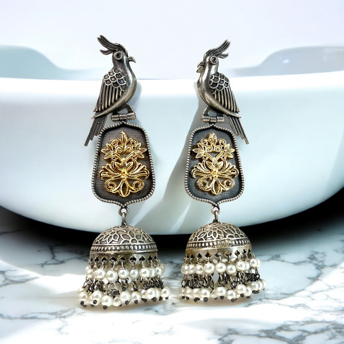 Malini Heritage Jhumka Earring - MANKAA Default Title Earring