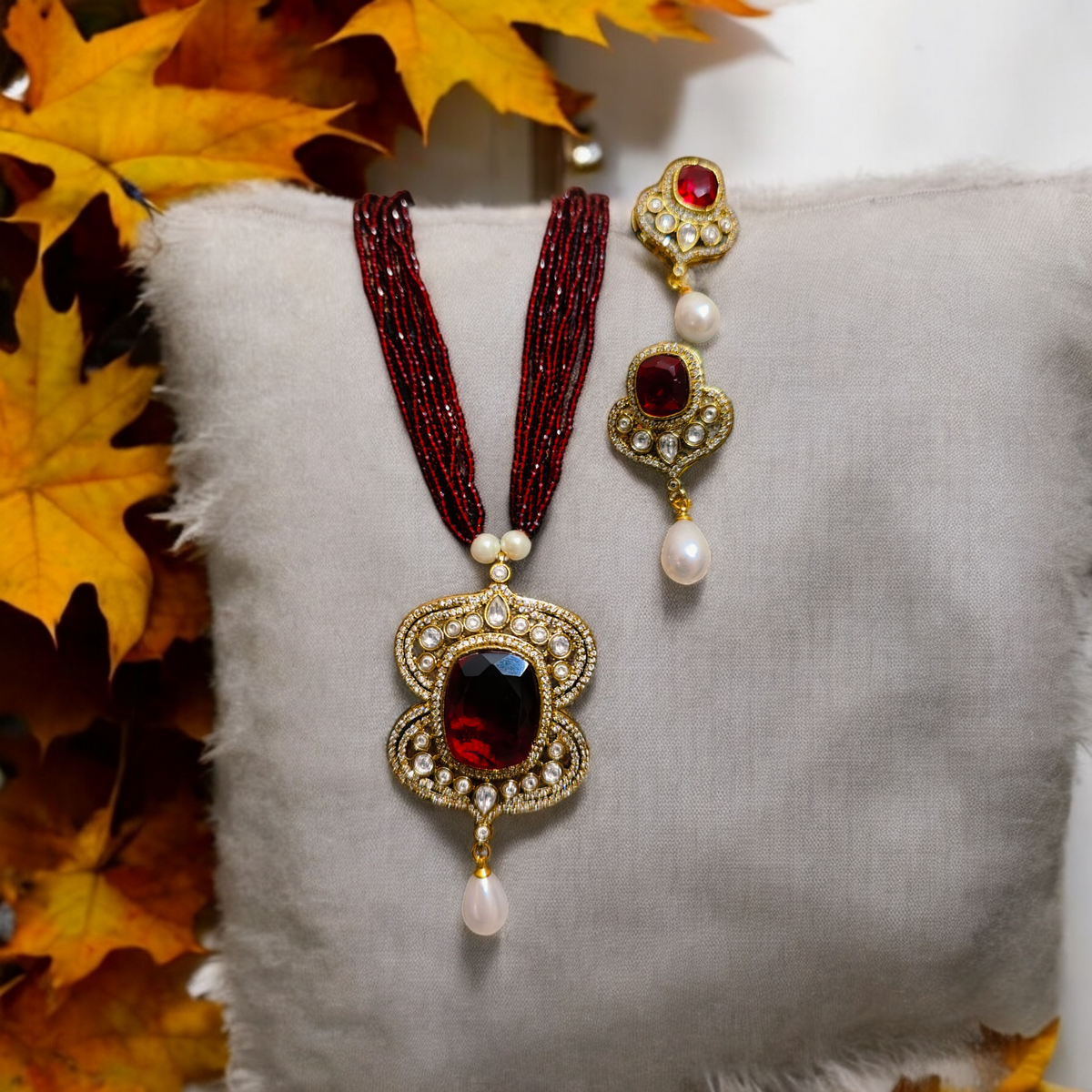Nisha Necklace - MANKAA Default Title Necklace set