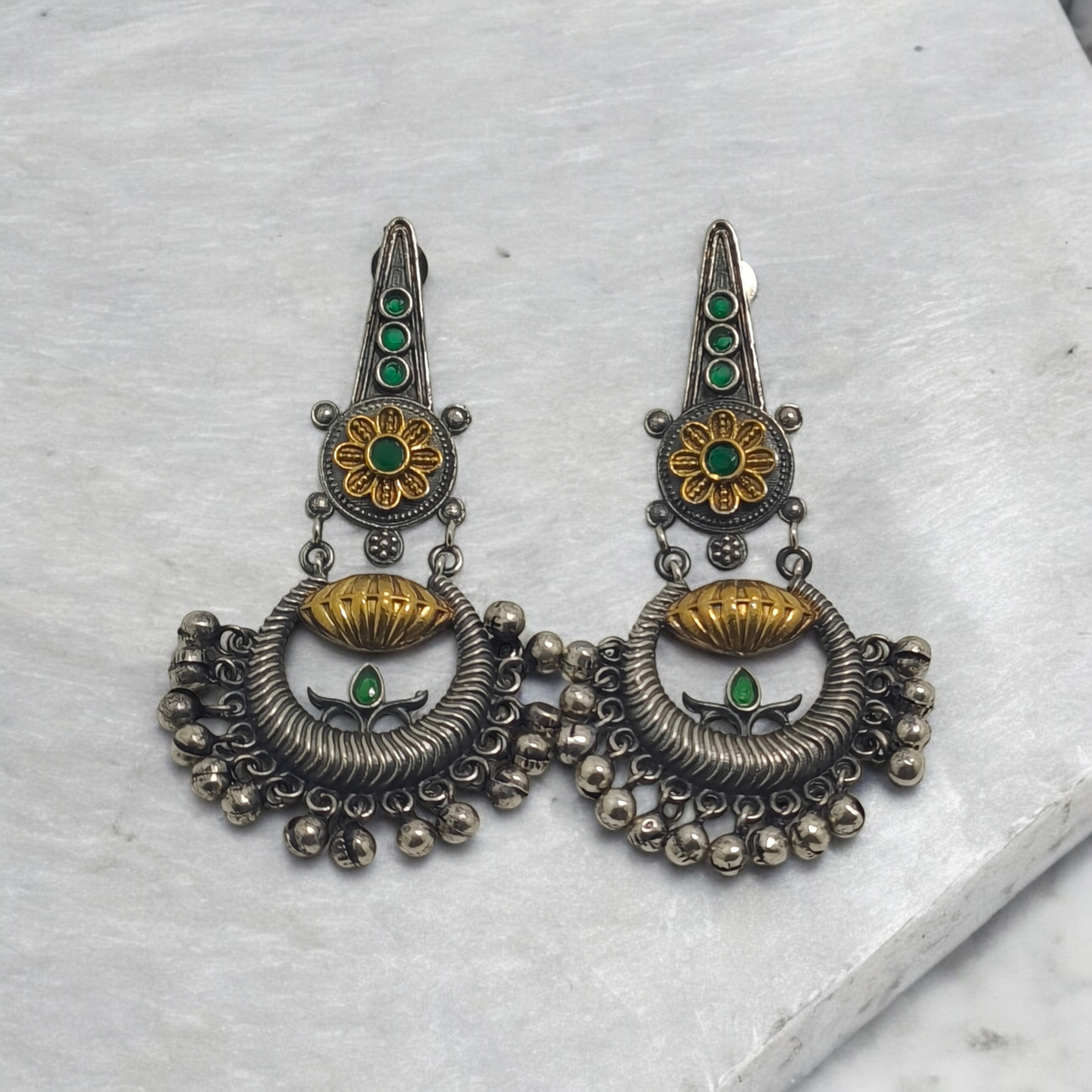 Swaranika Danglers - MANKAA Default Title Earrings