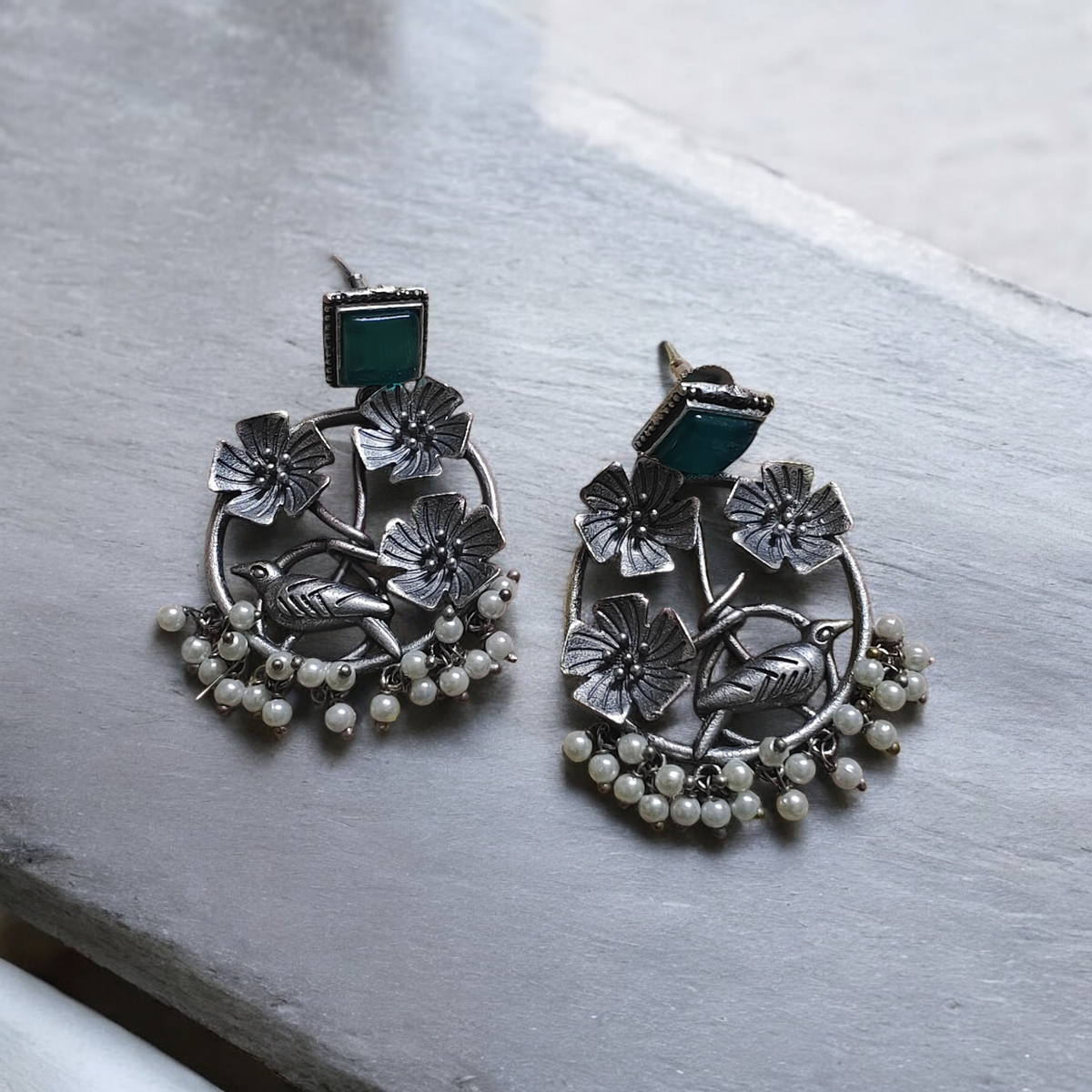Rajvati Danglers - MANKAA Default Title Earrings
