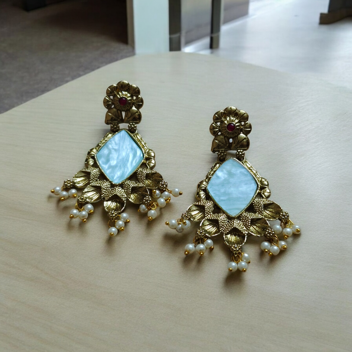 Isha Danglers - MANKAA Default Title Earrings