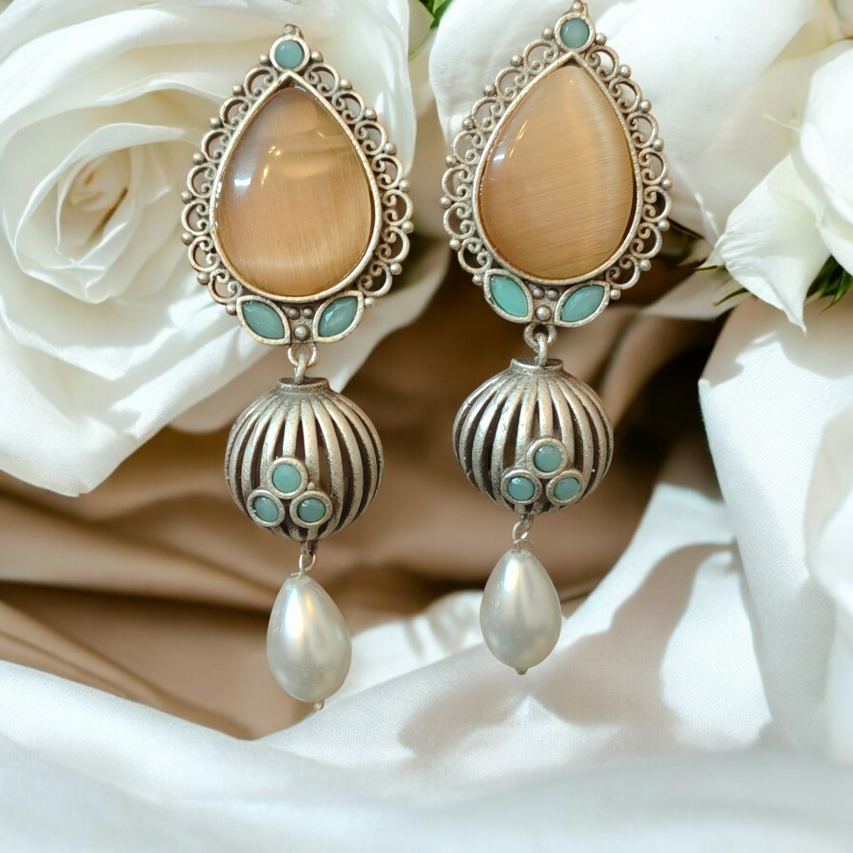 Diksha Danglers - MANKAA Default Title Earrings