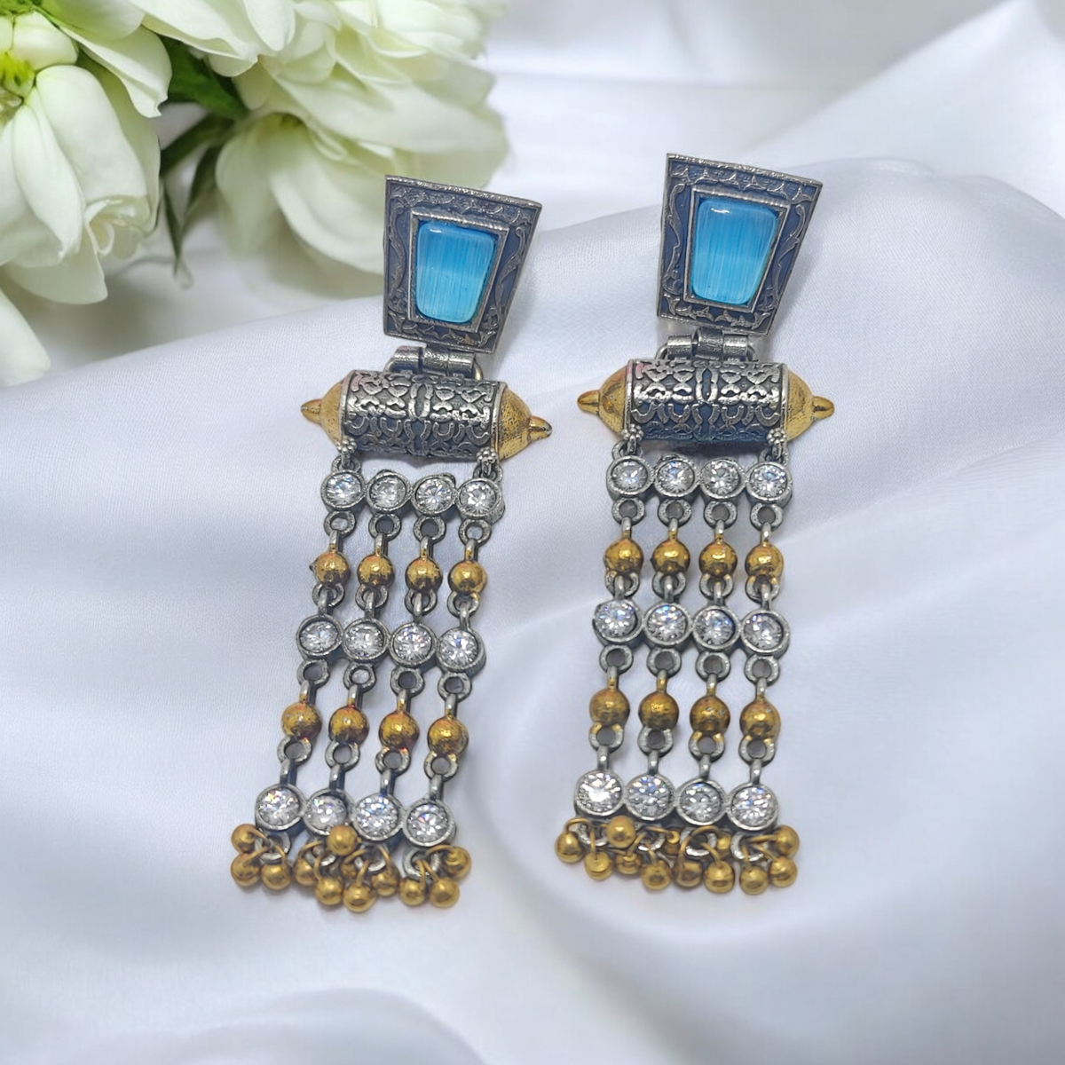 Privya Danglers - MANKAA Default Title Earrings