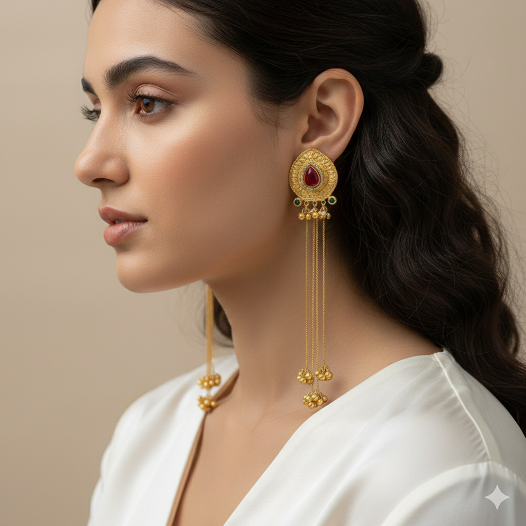 Abhima Kashmiri Earrings